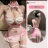 Star Shop Sexy Lingerie Cute Maid Outfit Sleepwear Maid-Themed Lingerie Nightdress Set